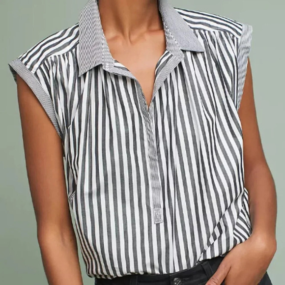 AG Adriano Goldschmied Women's Striped Top size XS - Picture 6 of 6